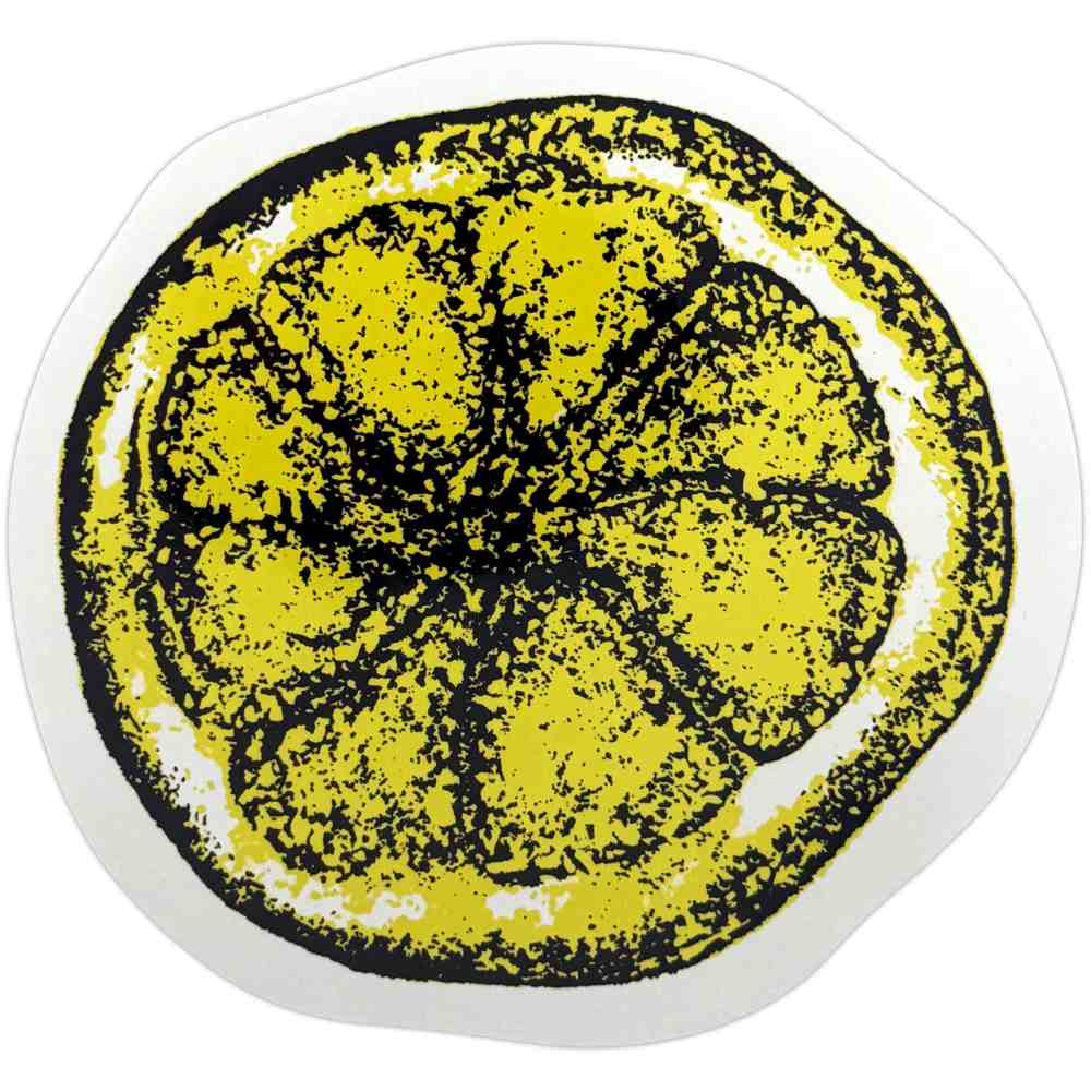 The Stone Roses - Lemon Sticker - Yellow/White